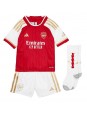 Arsenal Benjamin White #4 Domácí dres pro děti 2023-24 Krátký Rukáv (+ trenýrky)